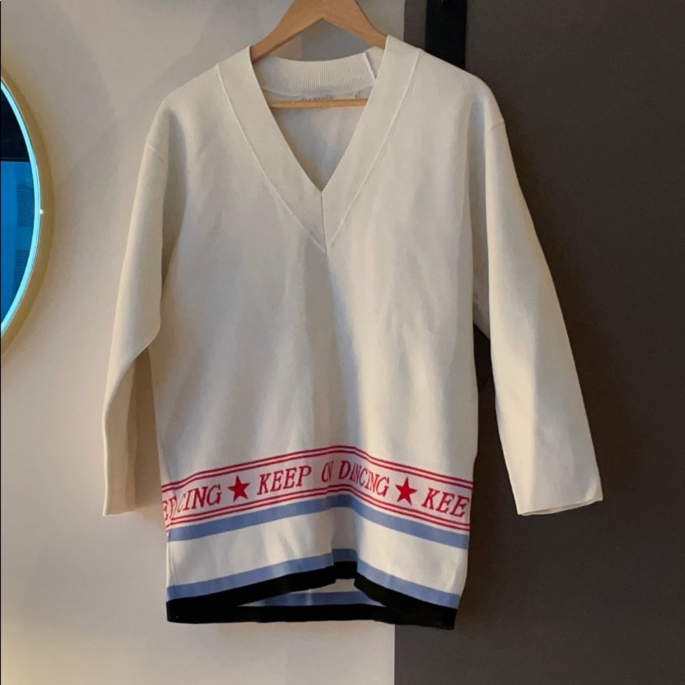 Sandro oversize v-neck sweater